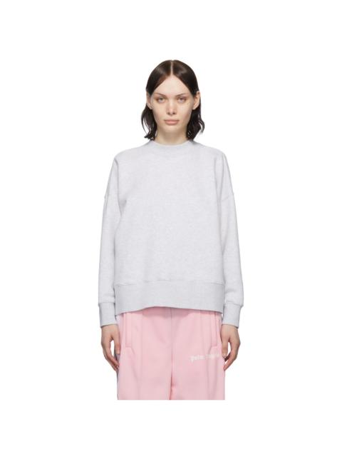 Palm Angels Grey Classic Logo Sweatshirt