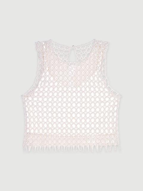 maje Beaded top