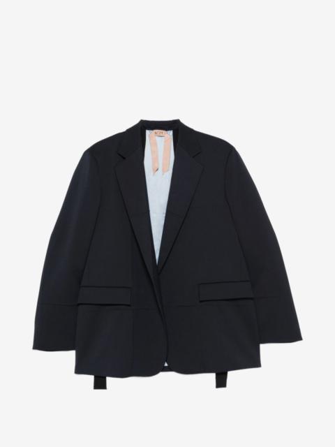 N°21 notch-lapels panelled jacket