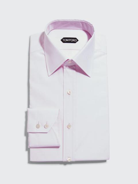 TOM FORD Men's Solid Point Collar Dress Shirt