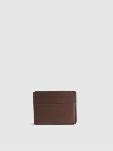 Madewell Curved Card Case in Leather