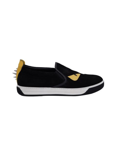 FENDI FENDI Men's Suede Monster Slip-On (Authentic Pre-Loved)