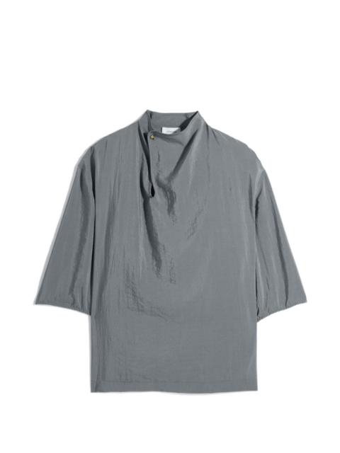 Lemaire jewel-button collar blouse