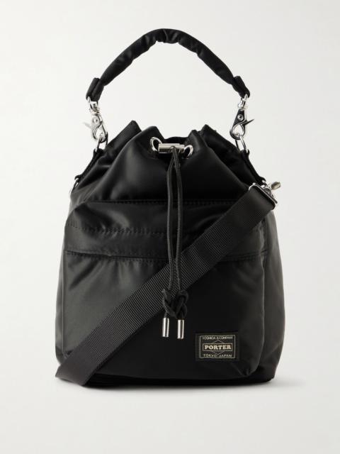 PORTER Balloon Nylon-Twill Messenger Bag Black