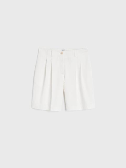 Relaxed chino shorts white