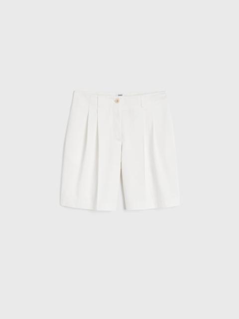 Totême Relaxed chino shorts white