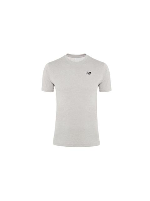 New Balance New Balance Men's New Balance Back Alphabet Casual Short Sleeve Gray MT91924-AGM