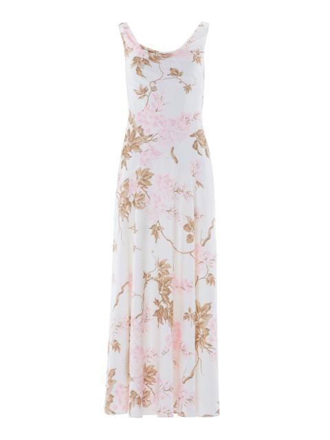 Needle & Thread Wisteria Jacquard Cowl Neck Gown