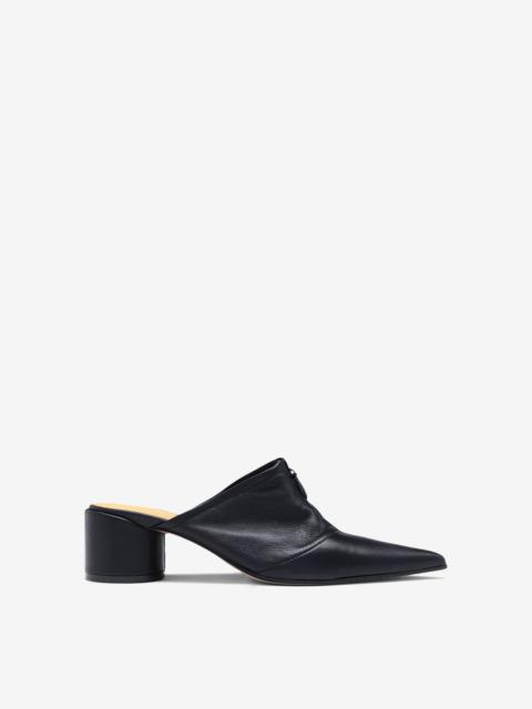 MM6 Maison Margiela Zip leather mules