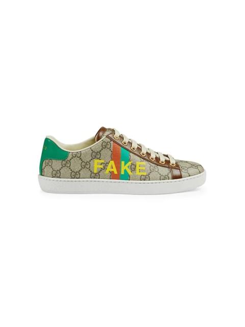 GUCCI 'Fake/Not' print Ace sneakers