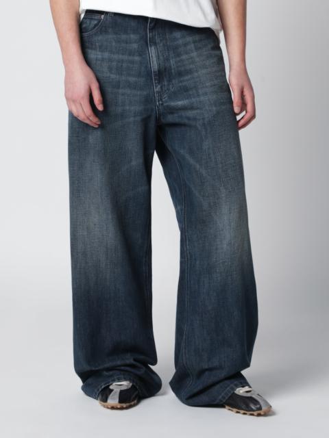 MM6 Maison Margiela Wide blue washed denim jeans