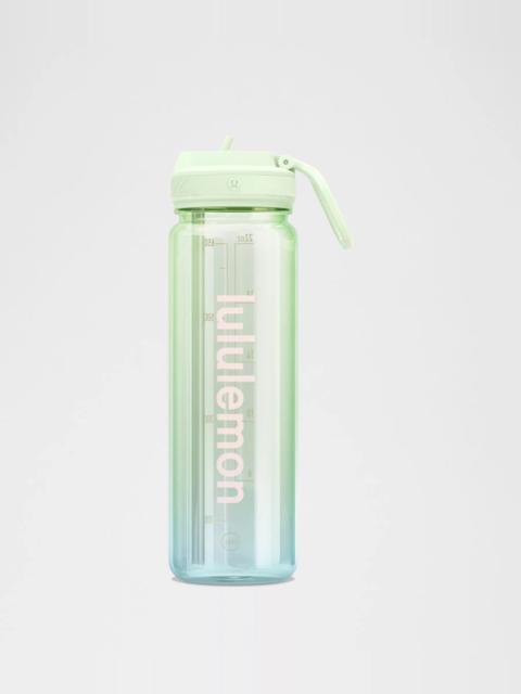 lululemon Back to Life Clear Bottle 24oz *Straw Lid