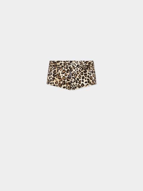 DSQUARED2 WILD2 PRINTED HOT PANTS
