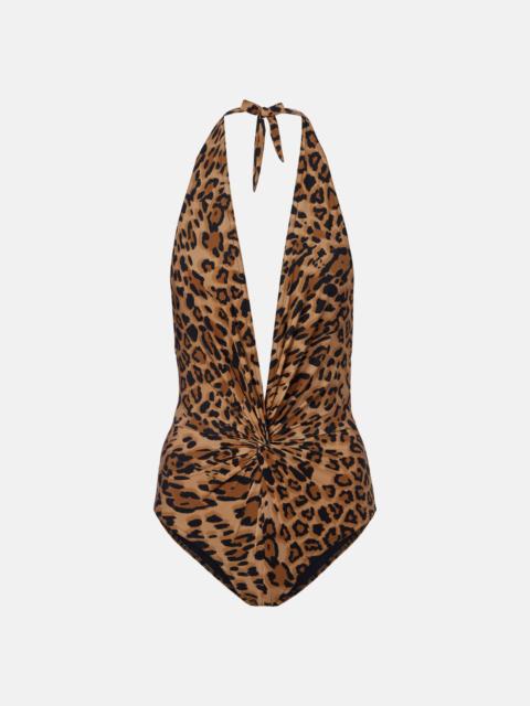 KARLA COLLETTO Ava leopard-print swimsuit