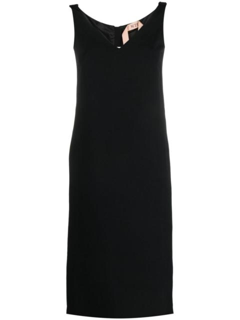 N°21 ruched-strap midi dress
