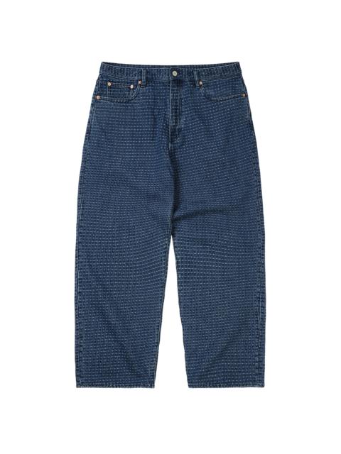 PALACE P90 BAGGY STITCH JEAN MID INDIGO