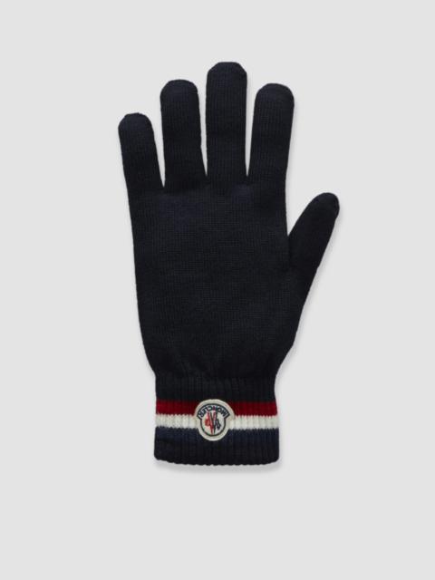 Moncler Tricolor Wool Gloves