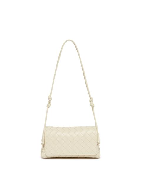 Bottega Veneta White Leather Notturno Clutch