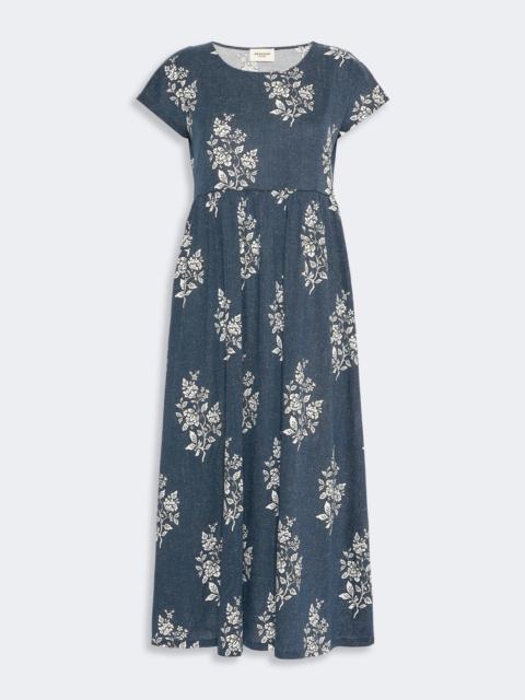 WEEKEND Max Mara GUFO Long printed jersey dress - NAVY