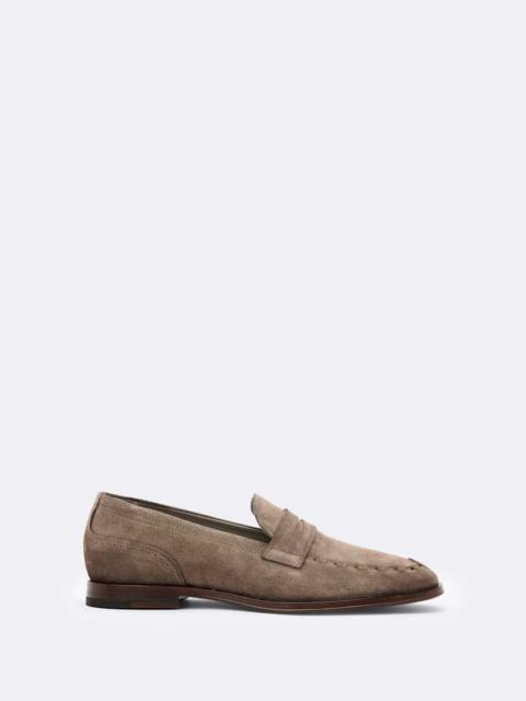 ALLSAINTS JULES HAND-STITCHED SUEDE LOAFERS