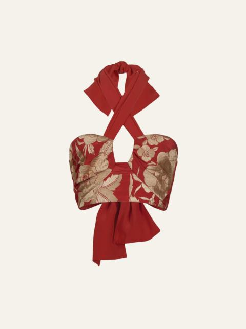 Johanna Ortiz Sol Ardiente Crop Top