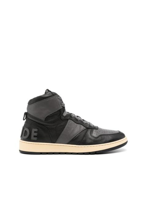 Rhude Rhecess high-top leather sneakers