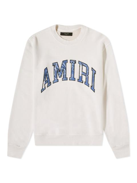 AMIRI AMIRI Bandana Applique Crew Sweat