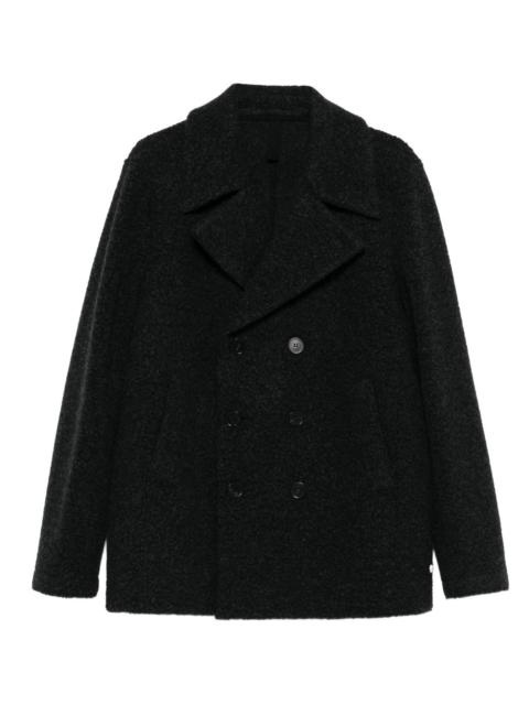Harris Wharf London double-breasted wool peacoat