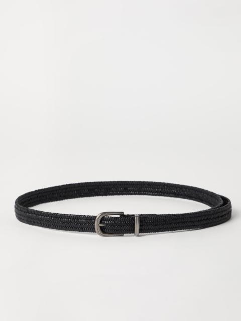 Brunello Cucinelli Stretch braided leather belt