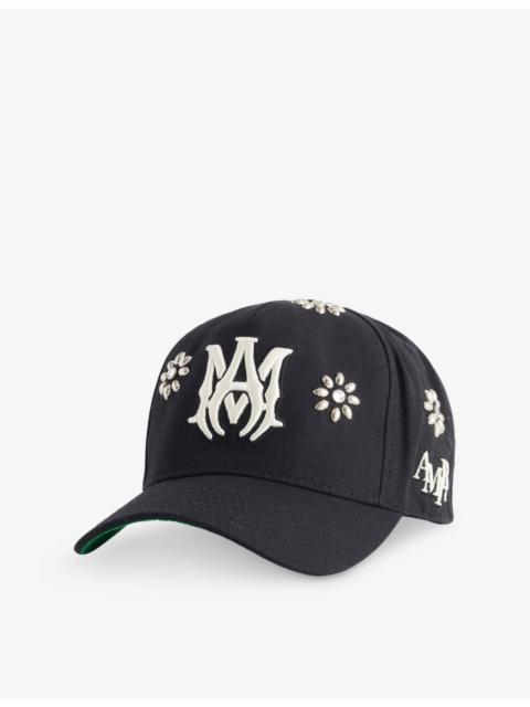 AMIRI Canvas Studded Cotton Baseball Cap