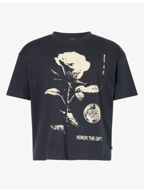 HONOR THE GIFT Rose From Concrete Cotton T-Shirt