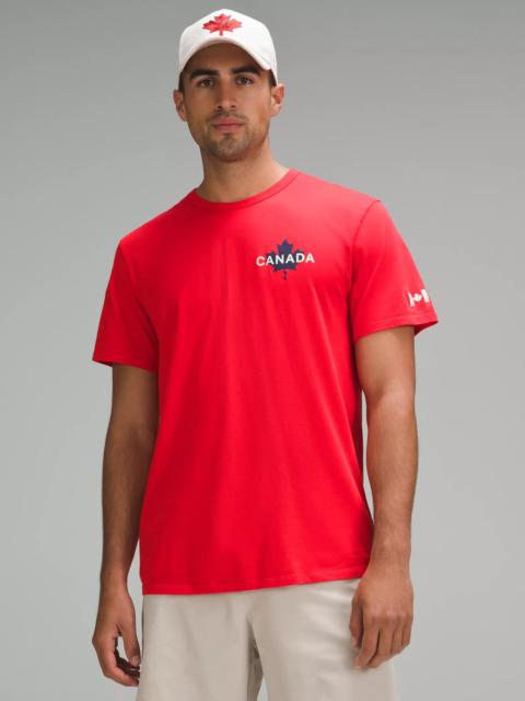 lululemon Team Canada Men's Cotton Jersey Graphic T-Shirt *COC Logo