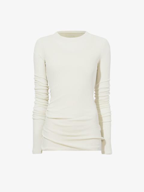 Roger Layered Top in Gauzy Jersey