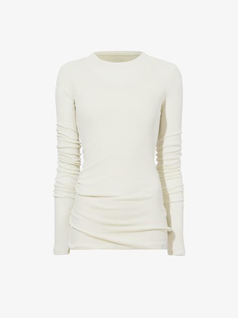 Proenza Schouler Roger Layered Top in Gauzy Jersey