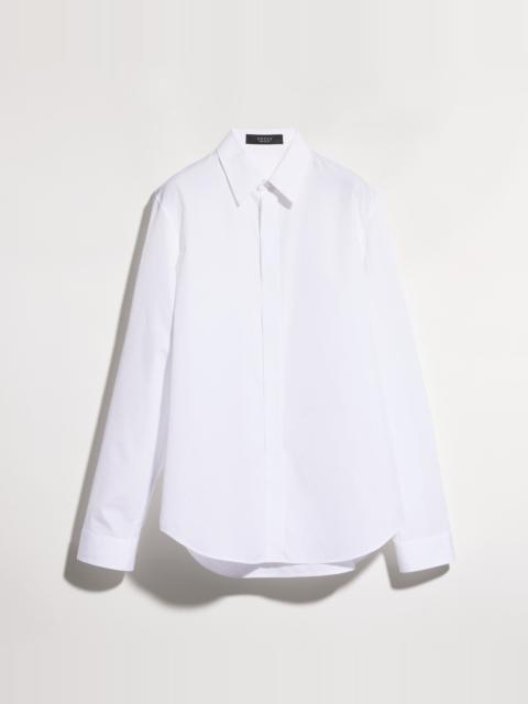 GUCCI Piece dyed cotton poplin shirt