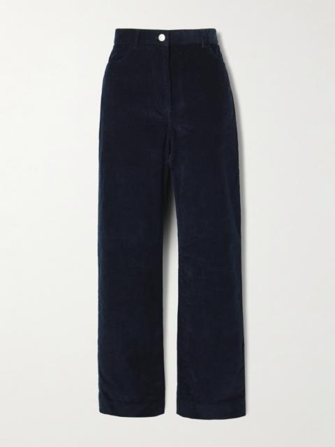 TOTEME Cotton-corduroy Straight-leg Pants