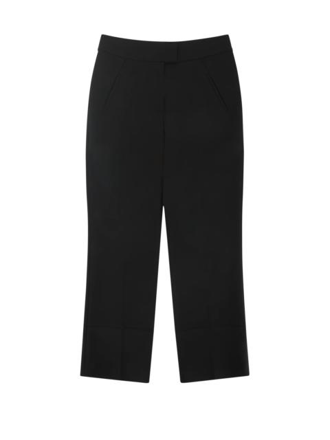 entire studios STEP HEM PANTS BLACK WOOL