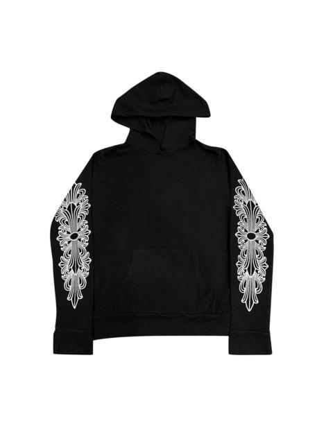 Chrome Hearts Scroll Horseshoe Hoodie 'Black/Silver'