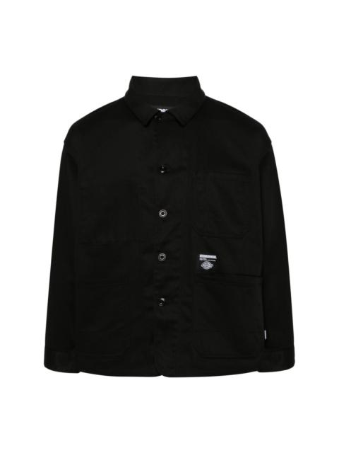 x Dickies logo-embroidered shirt jacket