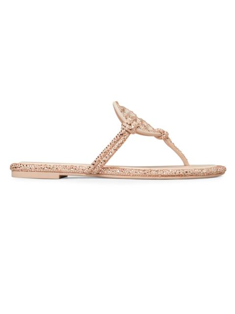 TORY BURCH Women's Miller Knotted Flip-Flop Sandals - Rose Pink