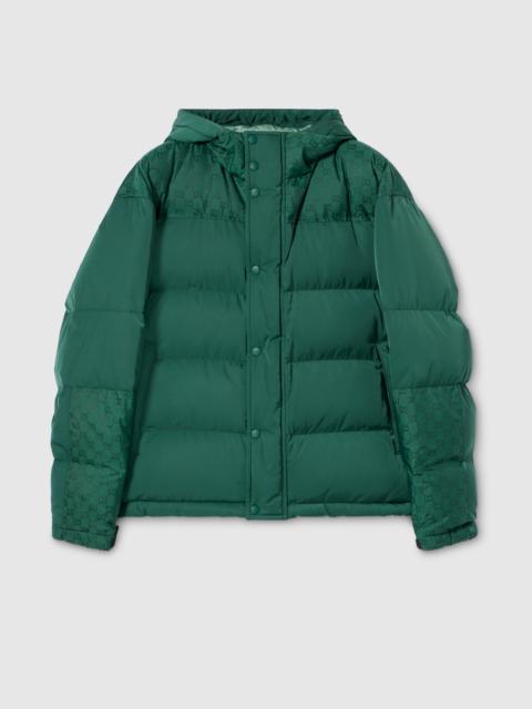 GUCCI Technical nylon twill padded jacket