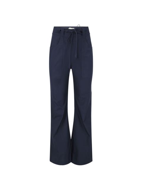 ULLA JOHNSON Daya flared cotton trousers