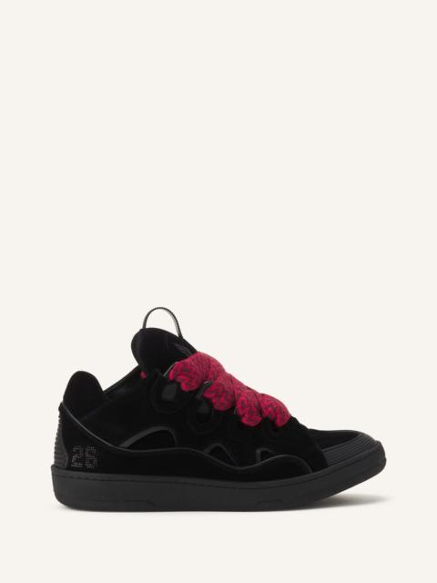 Lanvin CURB SNEAKERS IN VELVET