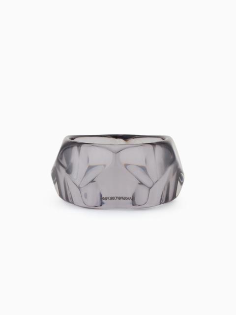 EMPORIO ARMANI Faceted bangle