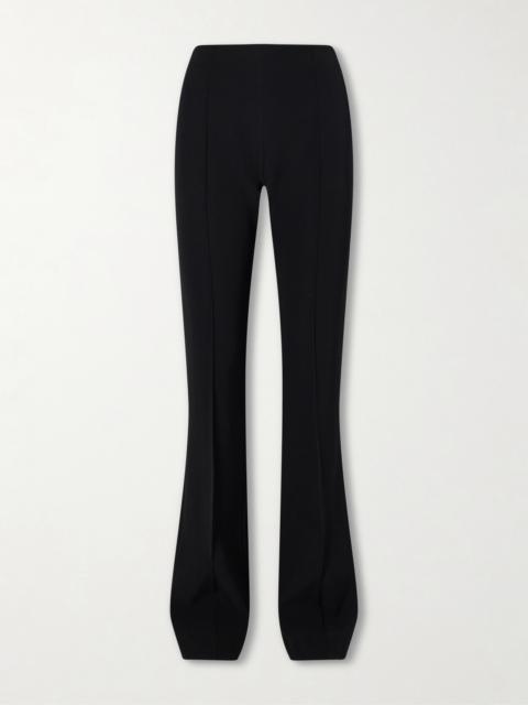 The Row Fabien Wool-blend Crepe Straight-leg Pants