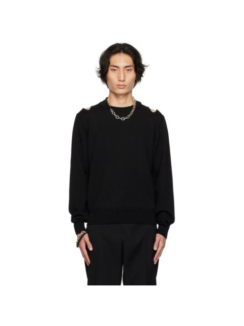 Jil Sander 컷 아웃 디테일 울 점퍼