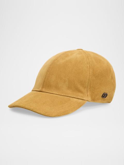 Valentino Men's VLogo Leather Six-Panel Baseball Hat