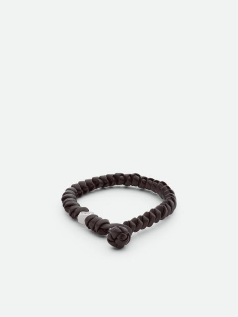 Bottega Veneta Knot Leather Bracelet