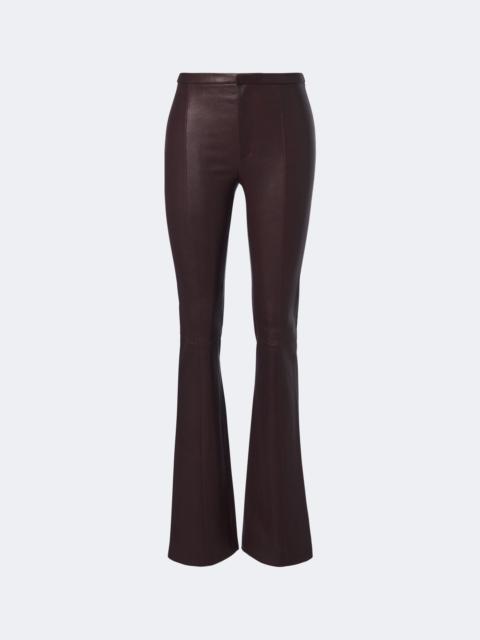 STOULS Icham leather flared pants