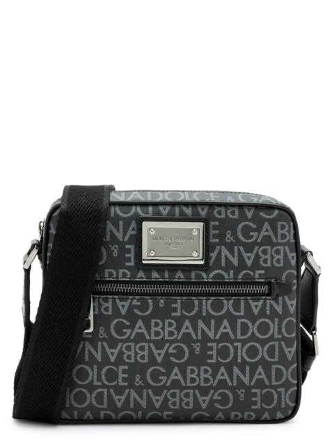 Dolce & Gabbana Coated logo-jacquard cross-body bag